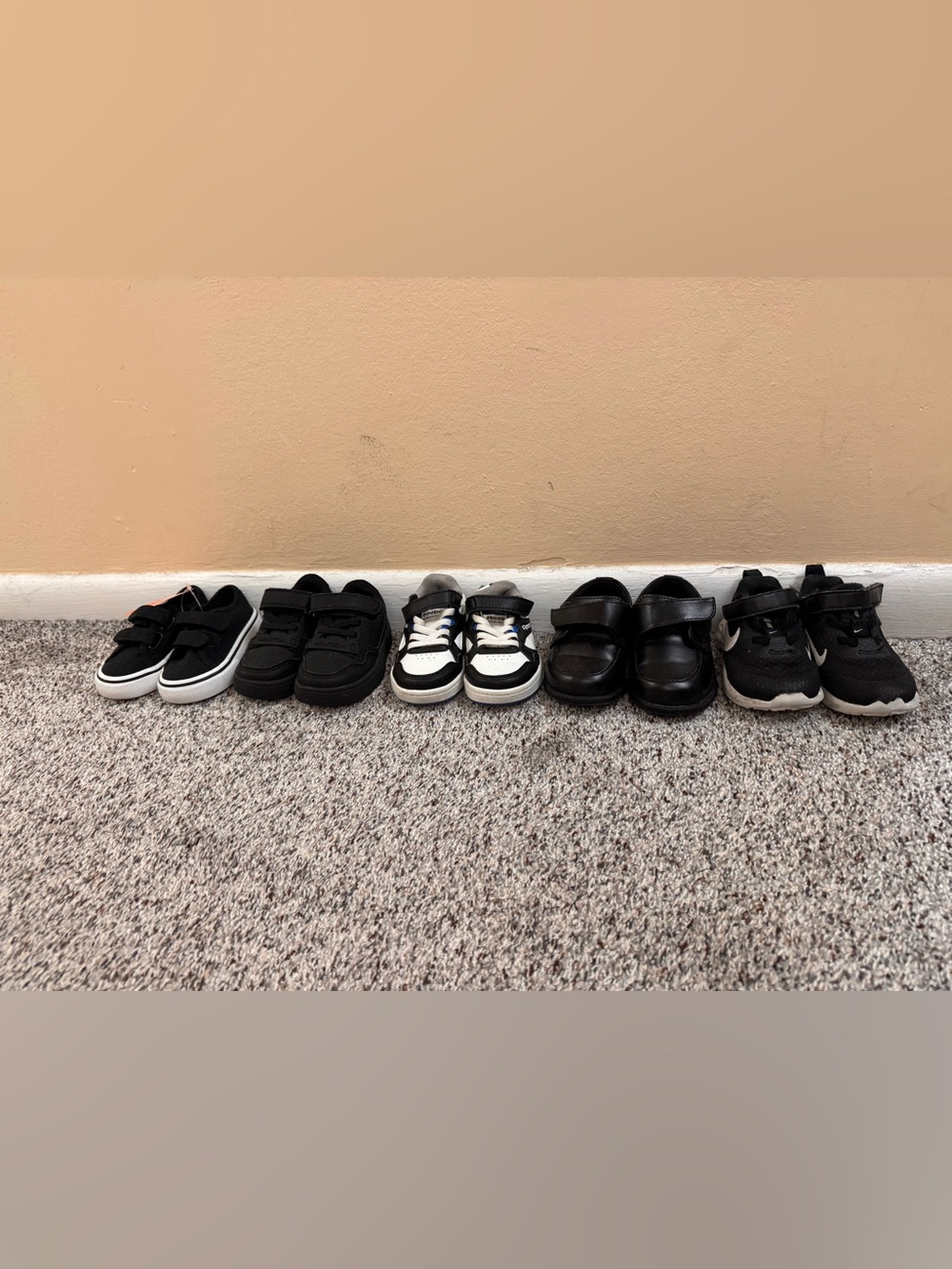 Toddler Boys Size 5 Lot Dress Shoes/Sneakers Jumping Beans Nautica Nike Reebok